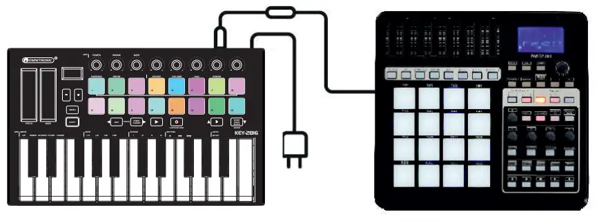 OMNITRONIC KEY-2816 MIDI Controller - fig 4