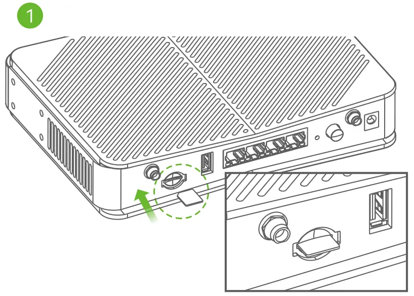 ZYXEL LTE3301 PLUS 4G LTE A Indoor Router - Hardware installation