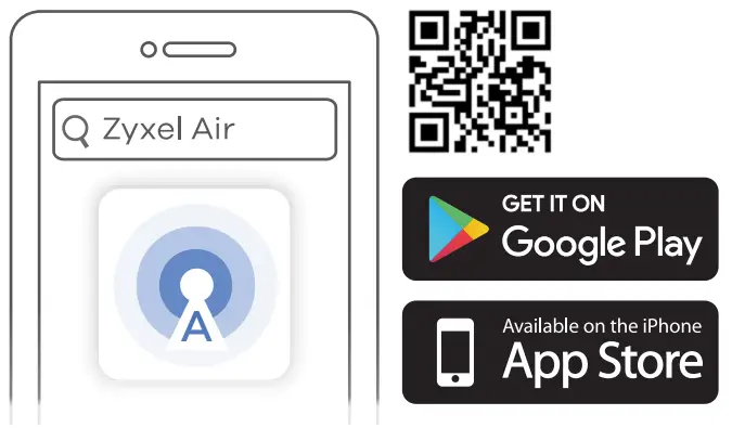 ZYXEL LTE3301 PLUS 4G LTE A Indoor Router - Qr Code