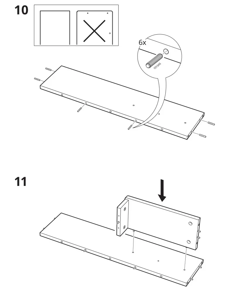 IKEA 205.285.00 PIPLÄRKA Desk - Installation 10 & 11