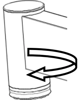 Adjustable feet of the table