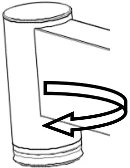 Adjustable feet of the table