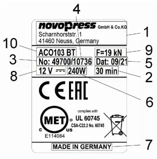 novopress-ACO103-BT-Crimping-Machine-FIG-8