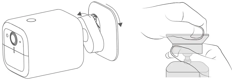 Wall mount of camera