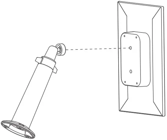 Wall mount of solar panel