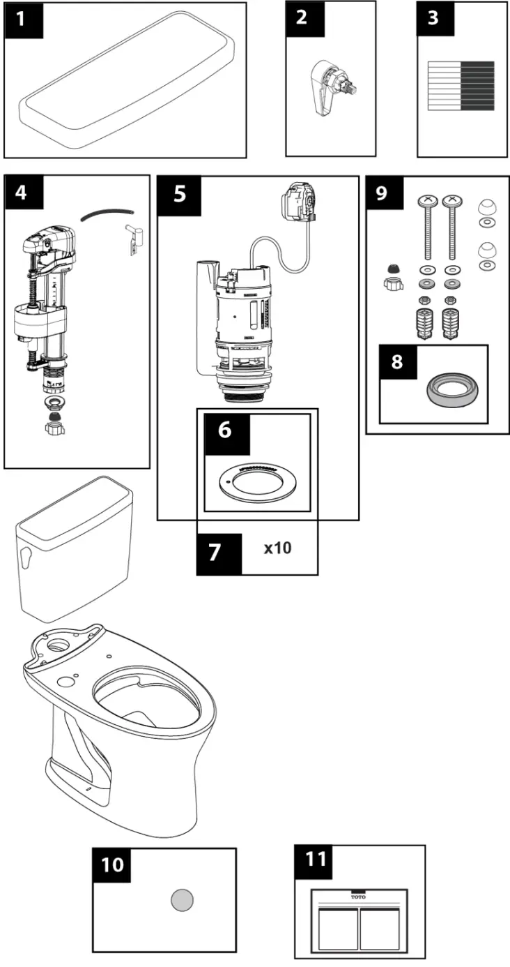 TOTO CST746CSMF G Drake 1 6 and 0 8gpf Toilet -