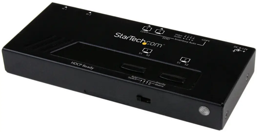 StarTech.com VS222HD4K 2x2 HDMI Matrix Switcher-product