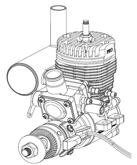 NGH GT9-Pro 2-Stroke RC Gasoline Engines