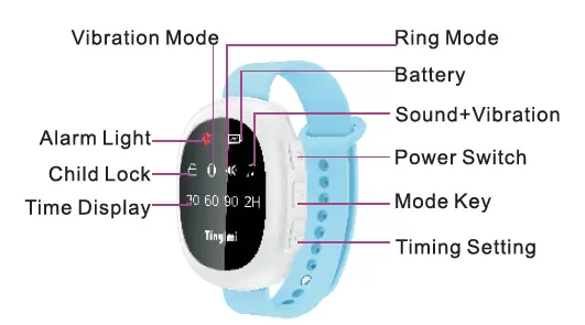 Tinylmi BW01 Bedwetting Alarm Smart Baby Diaper Sensor 1