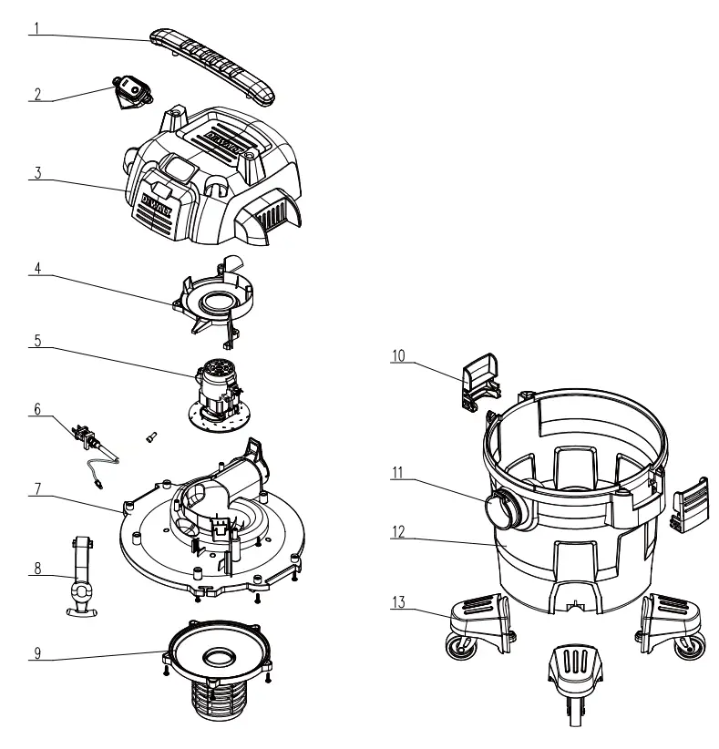 Exploded View I Parts List