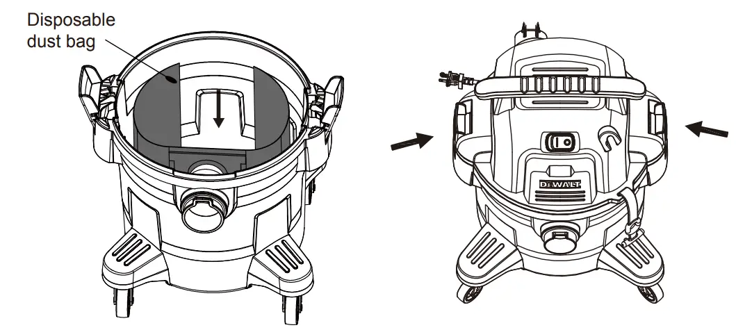 Installing The Disposable Filter Bag