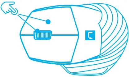 natec SISKIN 2 USB Type A Wireless Mouse - DPI CHANGE