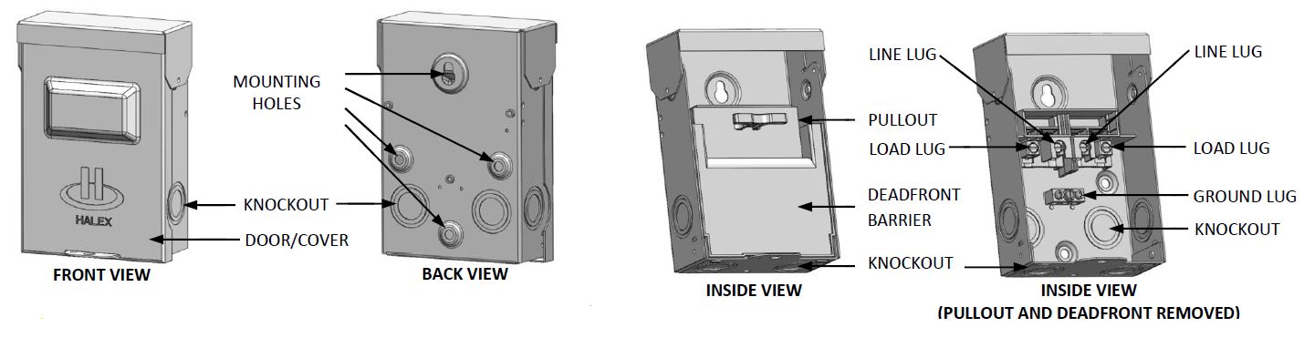 Halex-HNF60R-AIR-CONDITIONER-DISCONNECT-fig-1