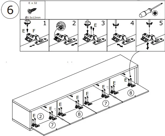 FUFU GAGA LJY-KF260077-02 Modern Contemporary Gray TV Cabinet - fig 16