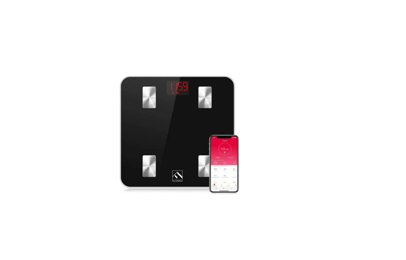 Fitindex Ft-26bb-b Body Weight Smart Scale User Manual