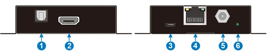 ute AU 200X eARC and SPDIF Audio Extender Set - Audio