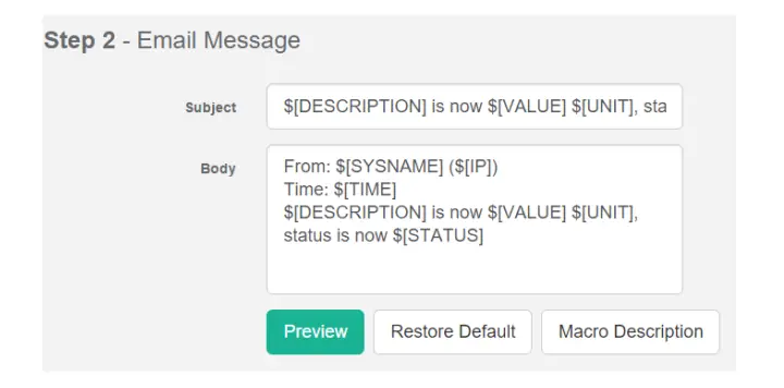AKCP SP2 sensorProbe2 Remote Monitoring Device - SMTP 2