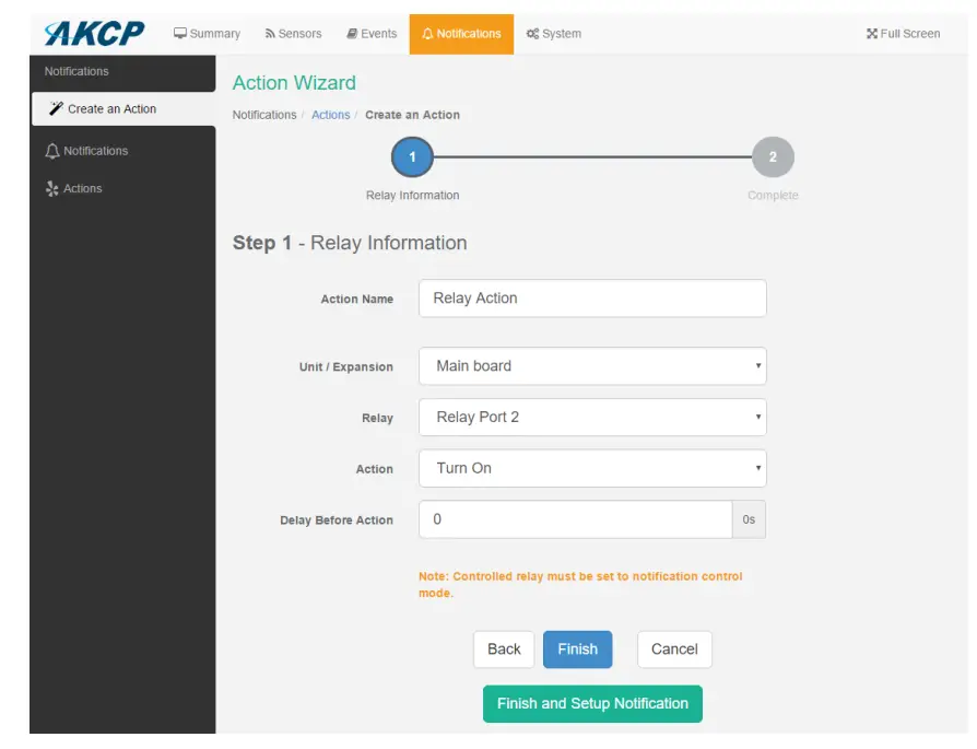 AKCP SP2 sensorProbe2 Remote Monitoring Device - setup 2