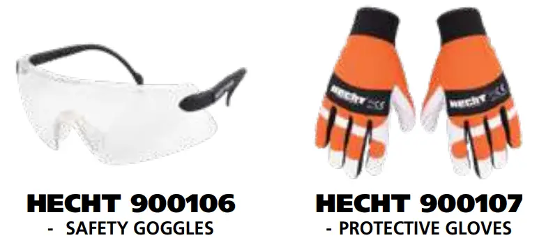 Hecht 4122 Knapsack Sprayer - Goggles