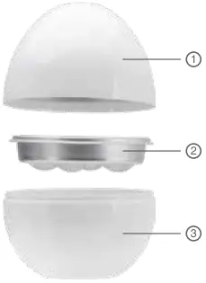 eggfecto 30611 Microwave Egg Cooker A3