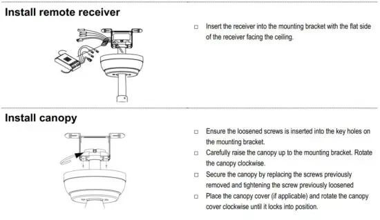 FIG 11 Install downrod assembly