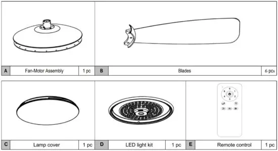 FIG 4 PACKAGE CONTENTS