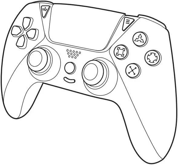 AUGEX B0BKPXRMS4 PS4 Ymir Wireless Controller