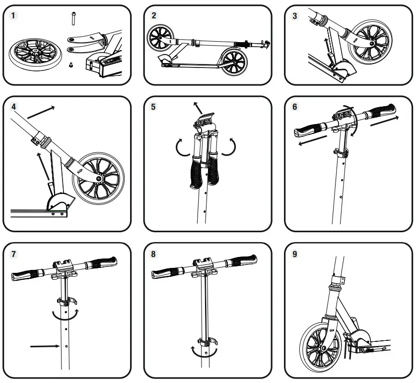 HUDORA 14450 Up 200 Scooter - fig 1
