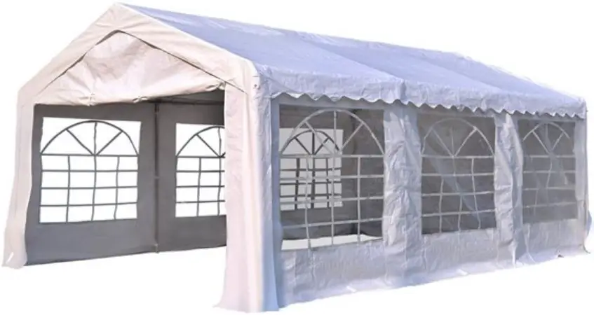Outsunny 01-0805 Marquee with 6x Windows and 2 Doors