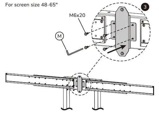 Neomounts ADM 875WH2 Dual Screen Adapter - option 12