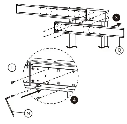 Neomounts ADM 875WH2 Dual Screen Adapter - option 5