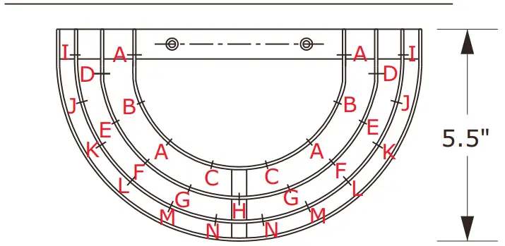 CRYSTORAMA WIN 612 BF CL MWP Winham Crystal Black Forged Wall Lamp - ILLUSTRATION