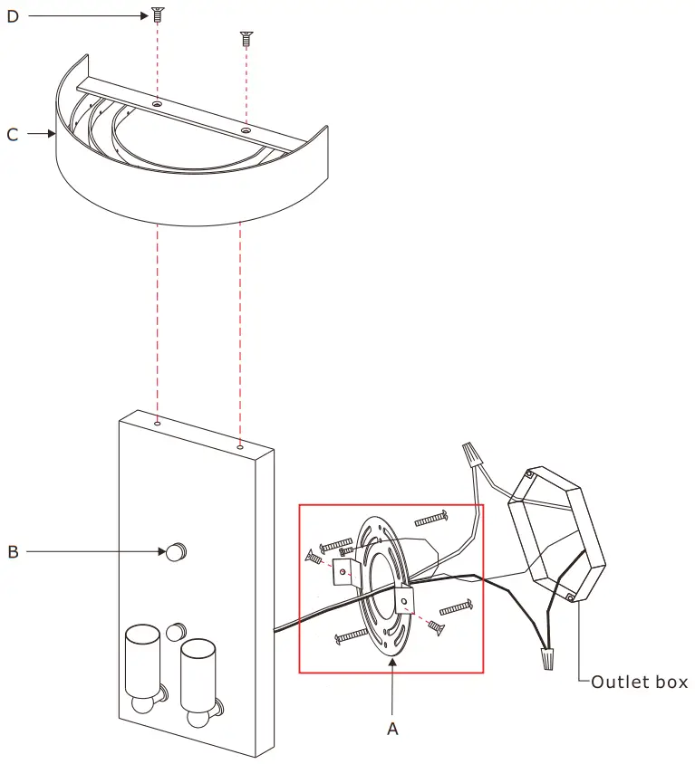 CRYSTORAMA WIN 612 BF CL MWP Winham Crystal Black Forged Wall Lamp - PART NUMBER