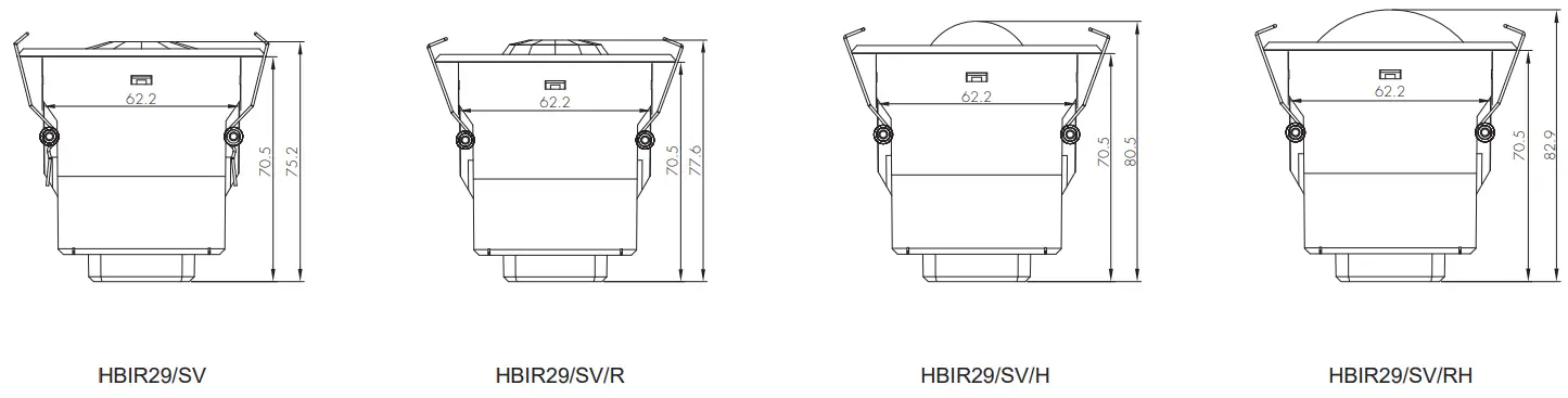 HYTRONIK HBIR29 PIR Standalone Motion Sensor with Mesh - Fig