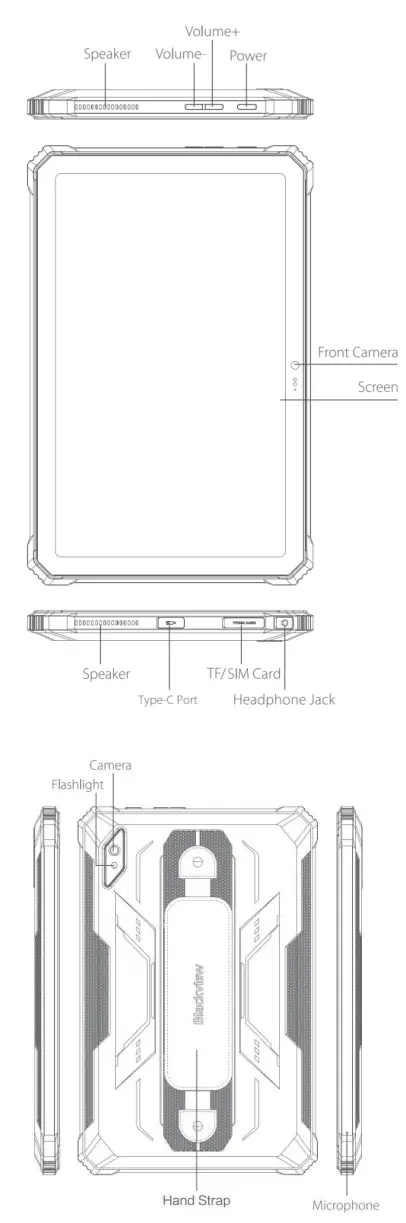 Blackview Active 8 Series Tablet PC -