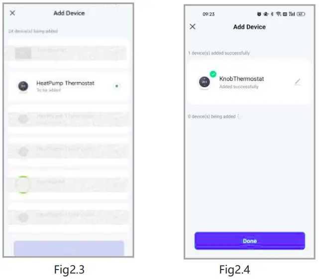 Connect the thermostat 