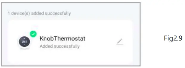 Connect the thermostat 