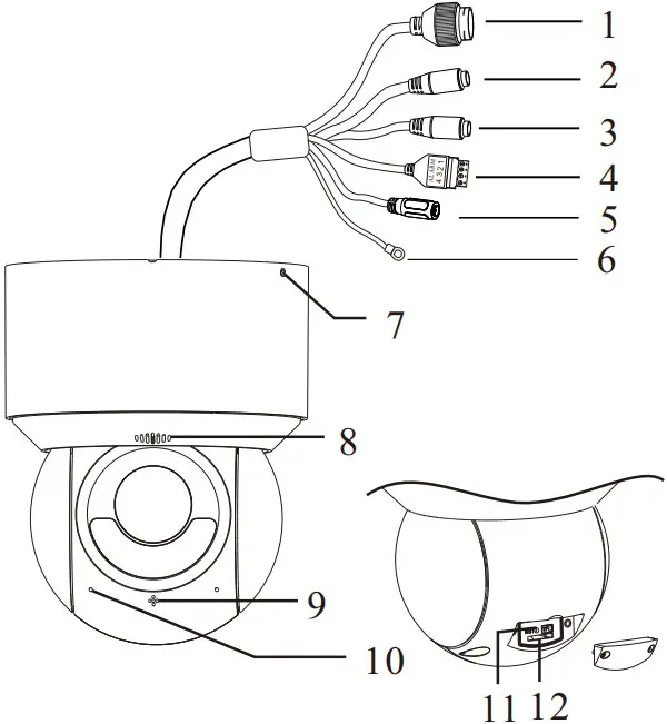 speco technologies O4P4X2 Megapixel Network IR Outdoor PTZ Camera - Overview