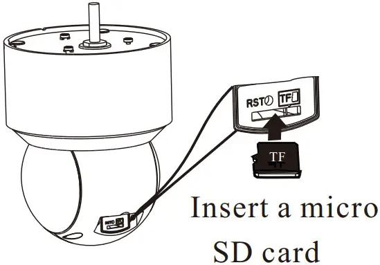 speco technologies O4P4X2 Megapixel Network IR Outdoor PTZ Camera - SD card