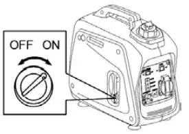 Buffalo GEN1000I Gasoline Inverter Generator - Air filter cover 2