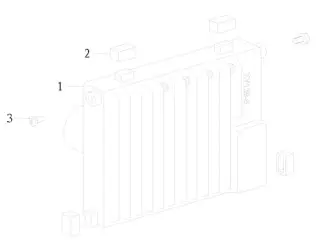 Buffalo GEN1000I Gasoline Inverter Generator - Air filter cover 25