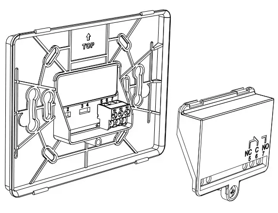 finder 1C.B1 Bliss2 Smart Thermostat - FIXING BASE