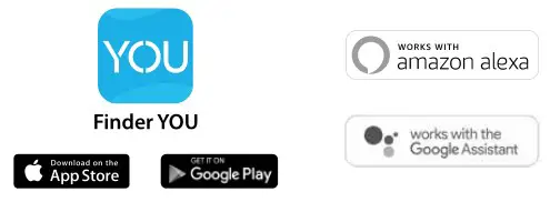 finder 1C.B1 Bliss2 Smart Thermostat - Finder You Apps Icon, Download & Works with