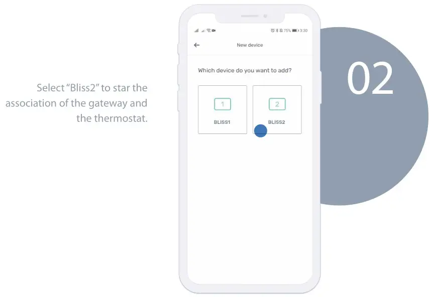 finder 1C.B1 Bliss2 Smart Thermostat - GATEWAY SET-UP 2