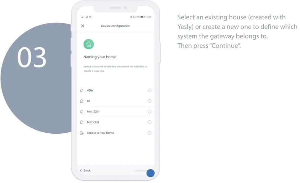 finder 1C.B1 Bliss2 Smart Thermostat - GATEWAY SET-UP 3