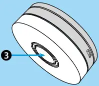 finder 1C.B1 Bliss2 Smart Thermostat - light intensity button