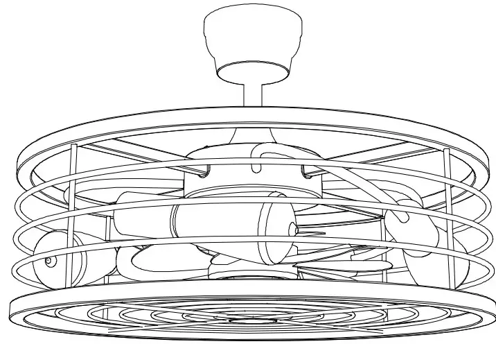 Fans FS6854-4 Ceiling Fan With Lights