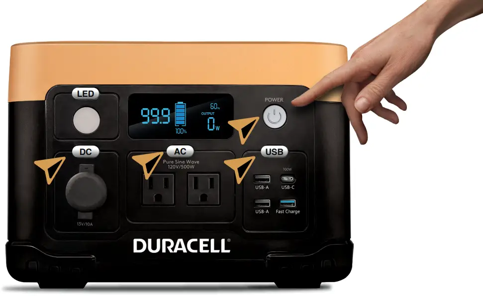 DURACELL Power 500 Battery Generator - POWER 5002