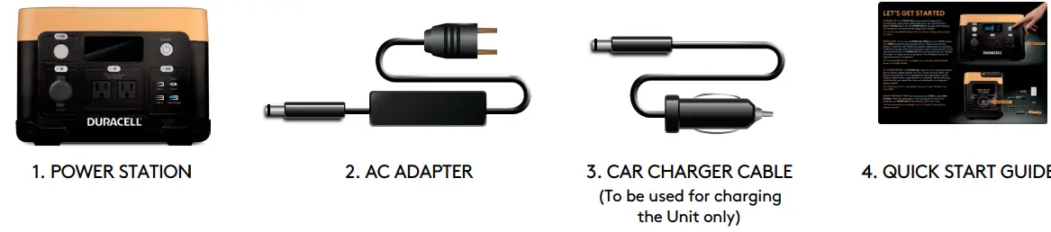 DURACELL Power 500 Battery Generator - THE PACKAGE
