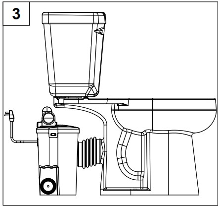 STAR WATER SYSTEMS S2006 Optima Pro Powerflush - TOILET INSTALLATION 3